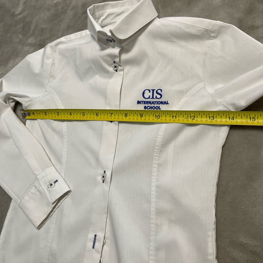 Boys white bottom down t shirt - Picture 10 of 11